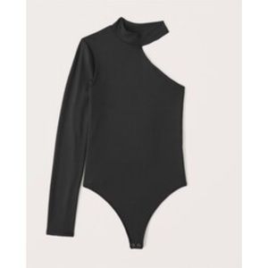 ABERCROMBIE & FITCH long sleeve asymmetric tho g bodysuit nwot